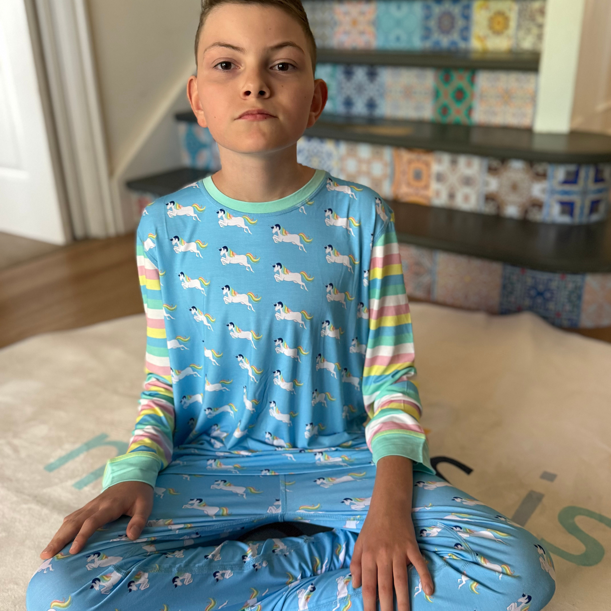 Kids Sensory-Friendly Long Set – Unicorns