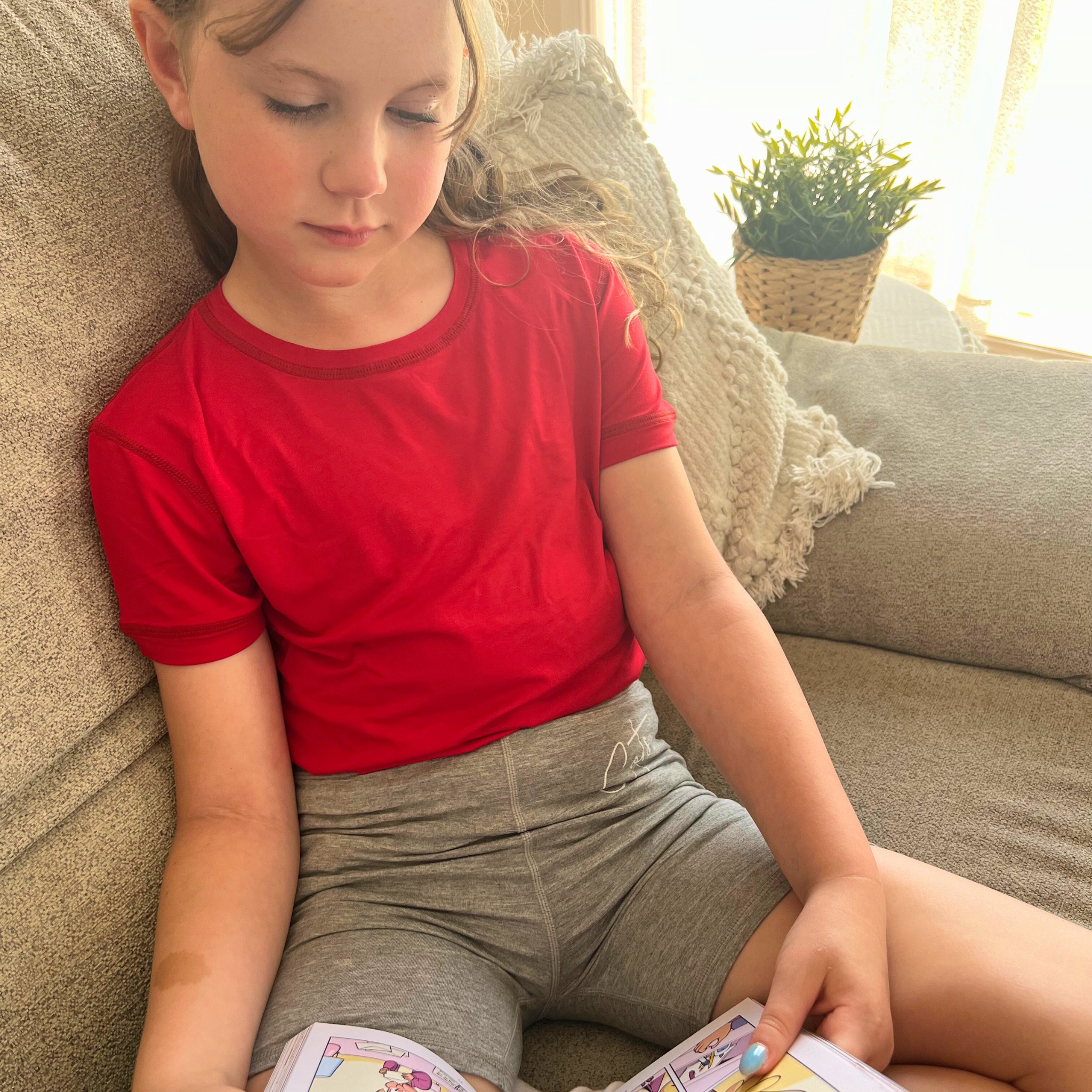 Snug Shorts-Sensory Friendly Clothing-Comfort on the Spectrum-Grey Marle-8-Comfort on the Spectrum