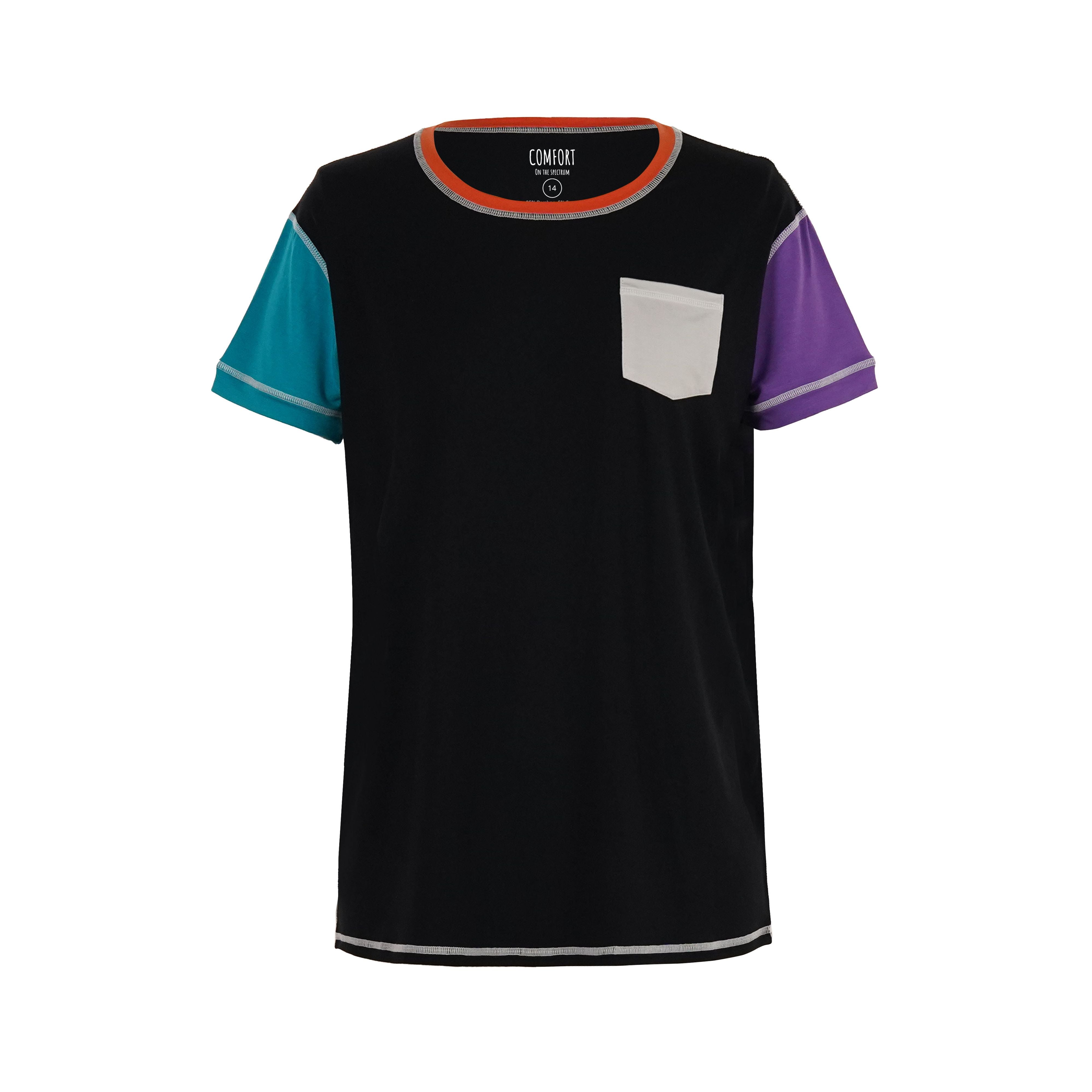 T-shirt (Kids)-Sensory Friendly Clothing-Comfort on the Spectrum-Skittles-12-Comfort on the Spectrum