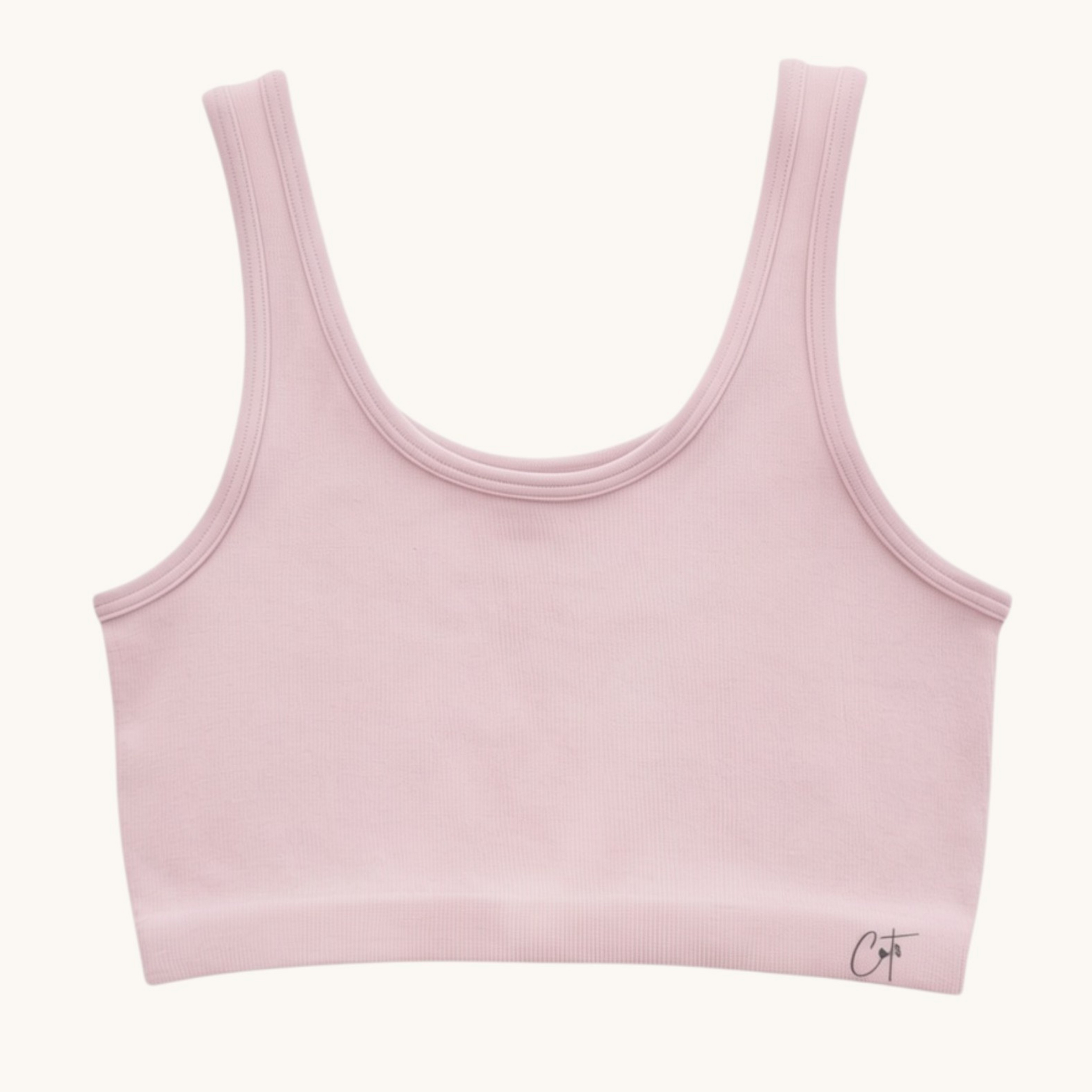 Kids SkinSense™ Seamless Crop Top - Pastel