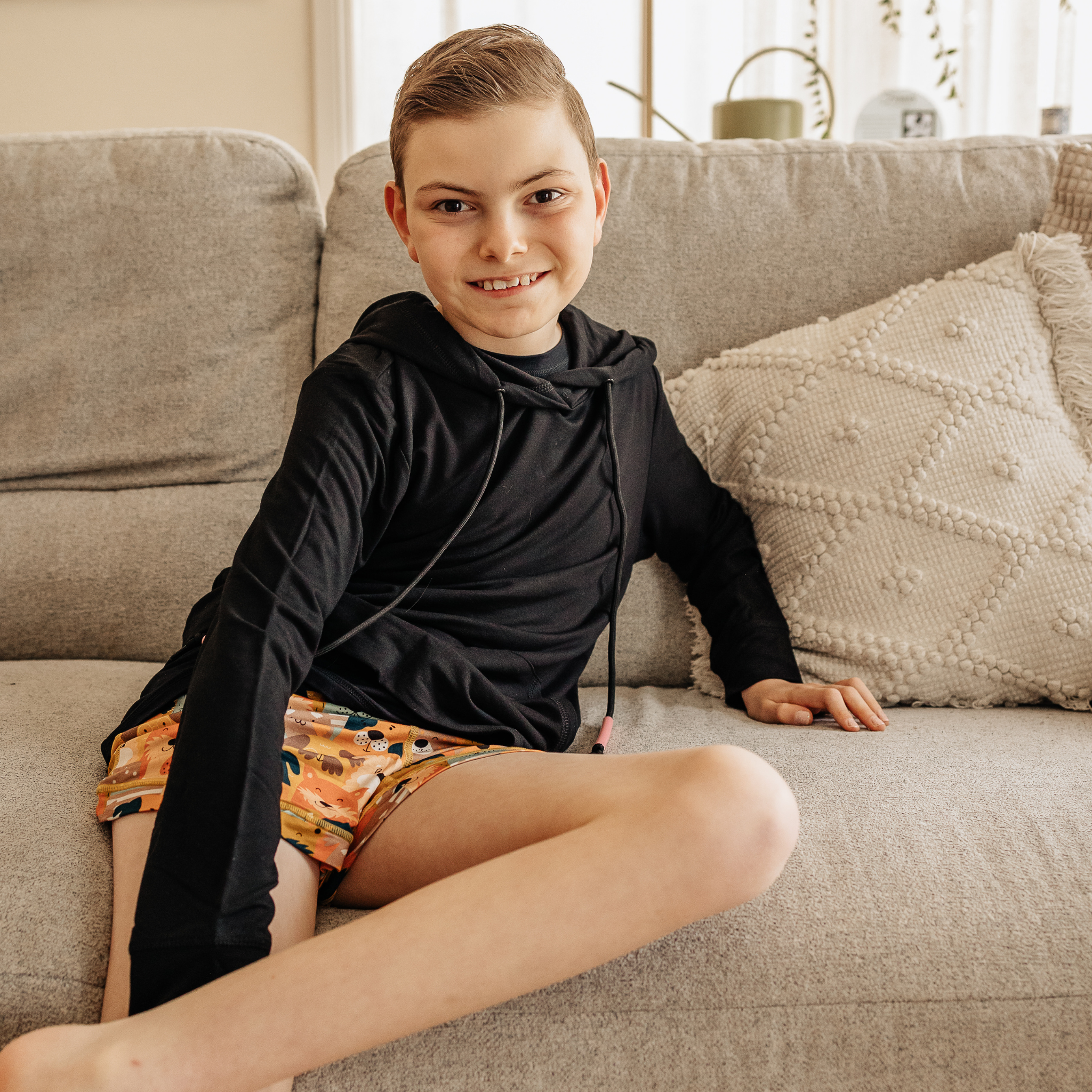 Hoodie (Kids)-Sensory Friendly Clothing-Comfort on the Spectrum-Midnight-4-6-Comfort on the Spectrum