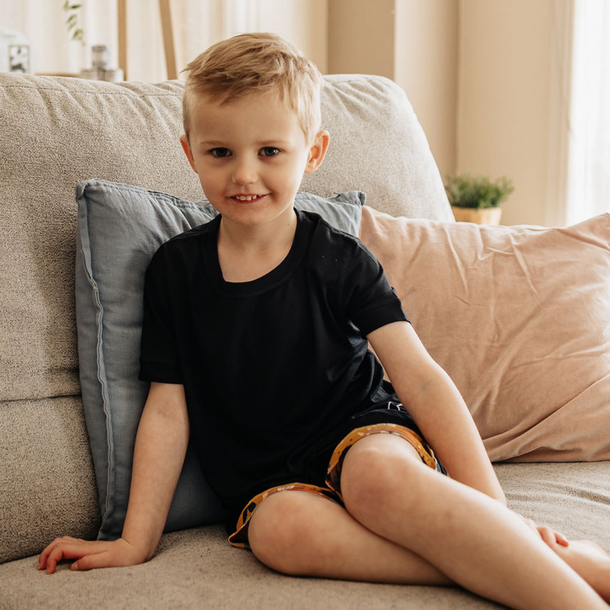 T-shirt (Kids)-Sensory Friendly Clothing-Comfort on the Spectrum-Midnight-6-Comfort on the Spectrum