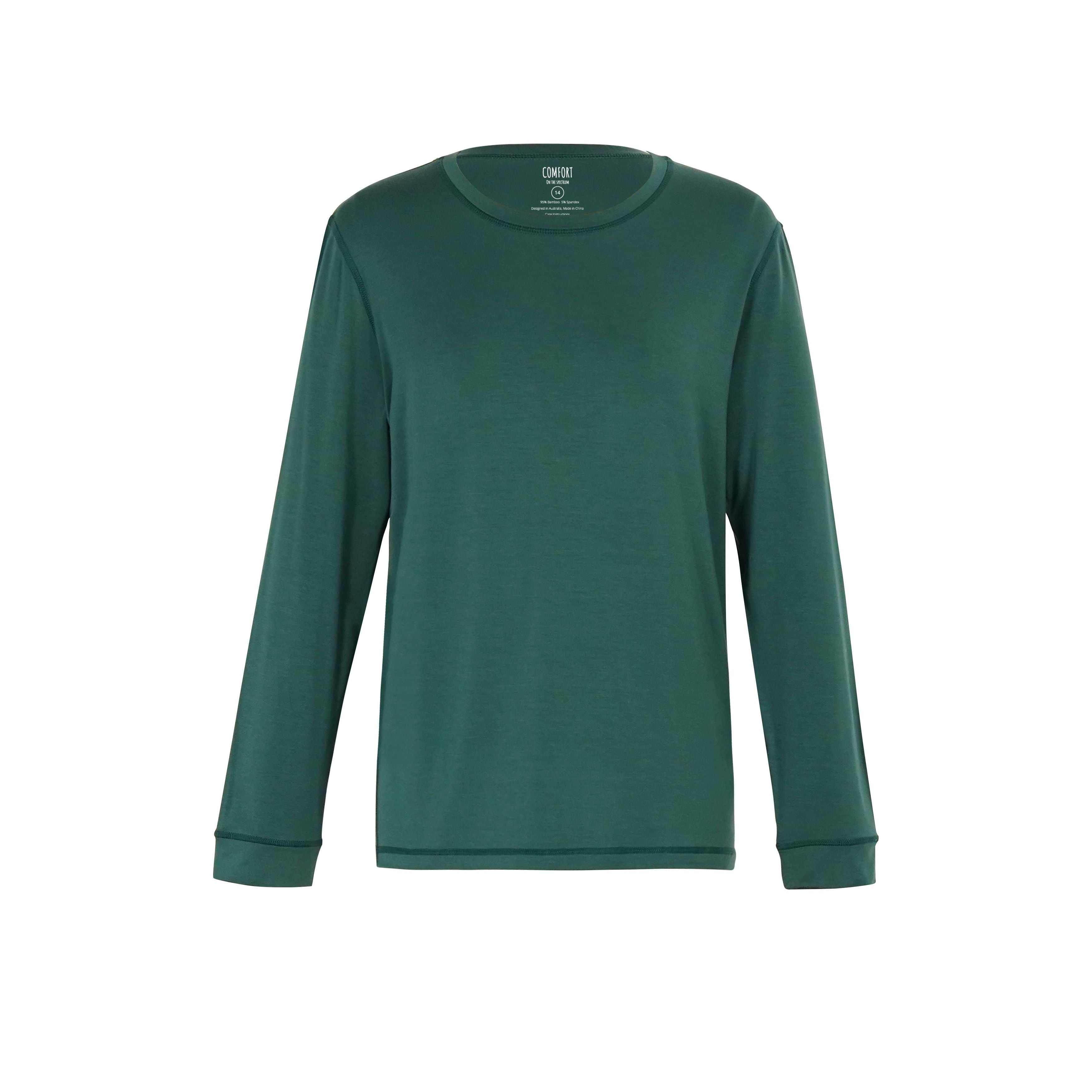 Product Image of Emerald Long Sleeve Tops for kids from Comfort on the Spectrum.