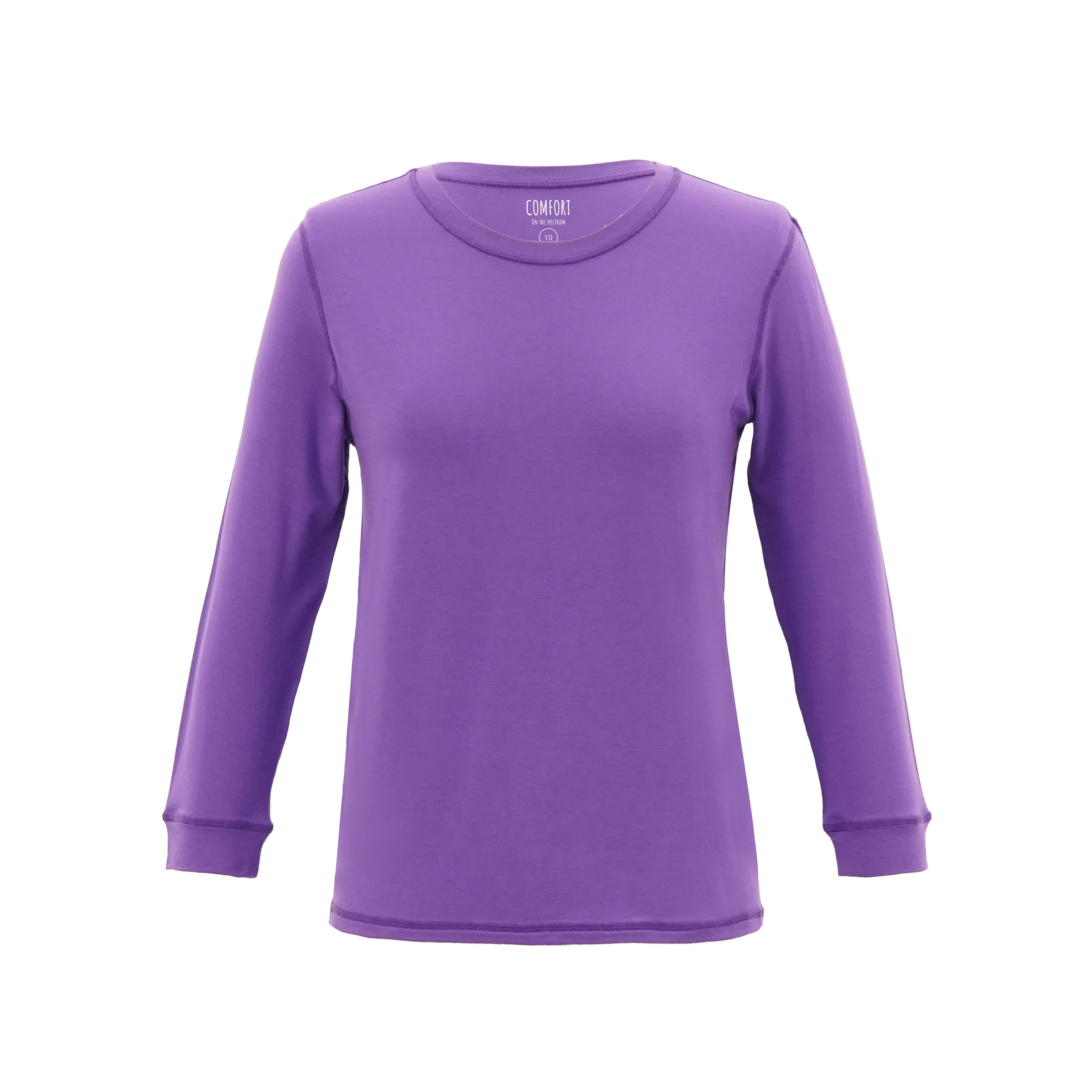 Product Image of Violet  Long Sleeve Tops for kids from Comfort on the Spectrum.