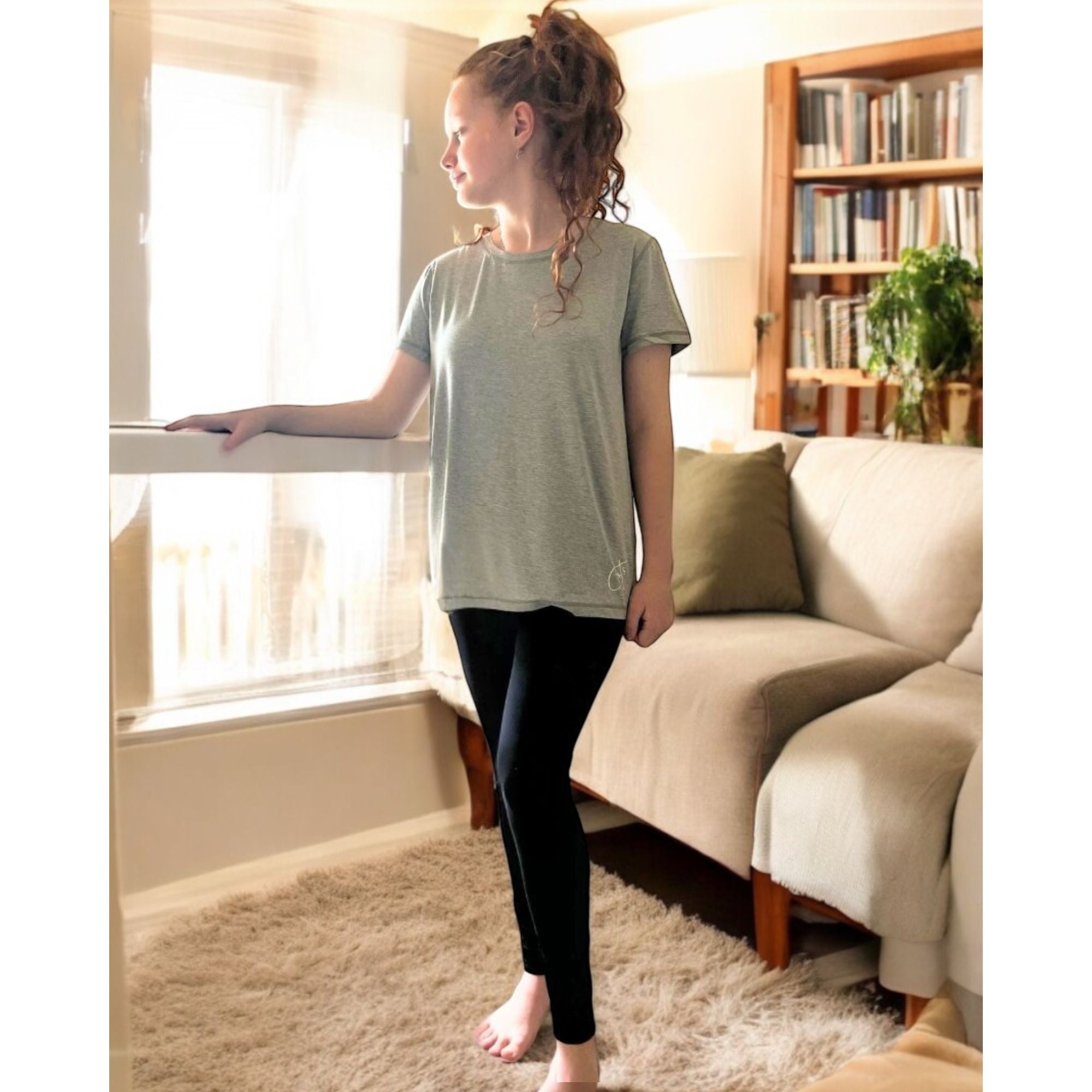 Leggings (Kids)-leggings - sensory friendly-Comfort on the Spectrum-Midnight-6-Comfort on the Spectrum