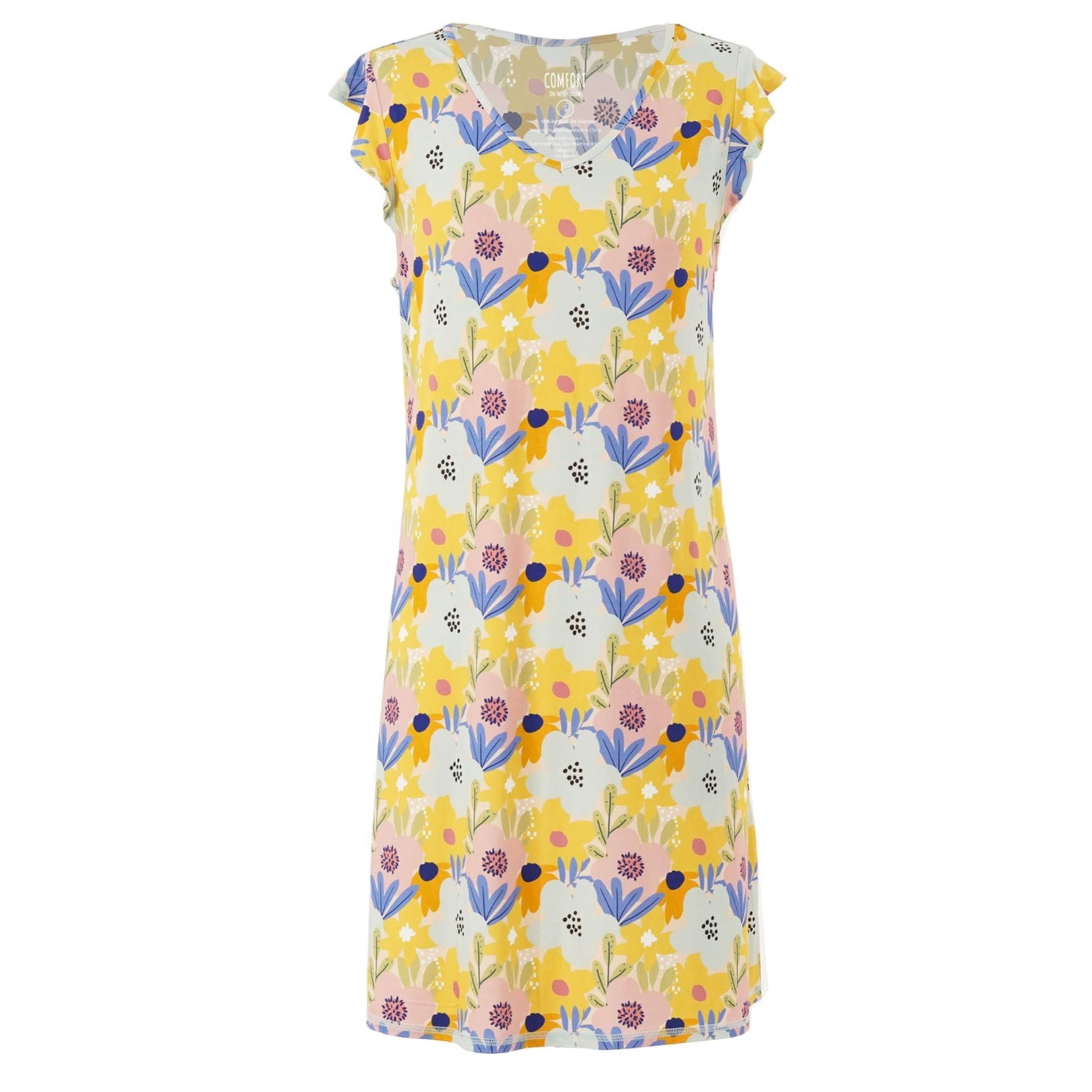 Product Photo of Summertime Bloom - Sleeveless Ladies Nighties Australia from Comfort on the Spectrum.