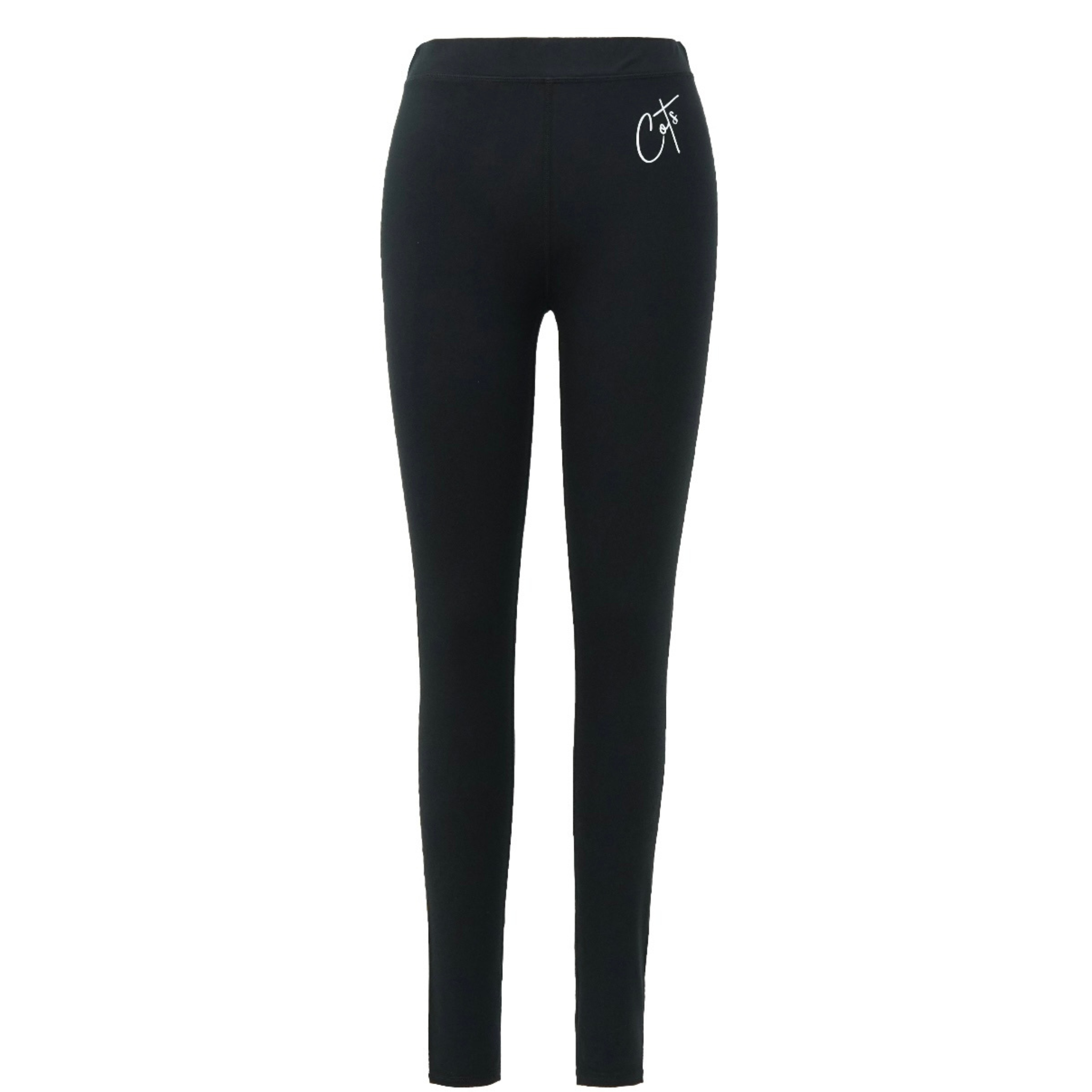 Product front shot of midnight  sensory leggings for girls and boys from Comfort on the Spectrum.