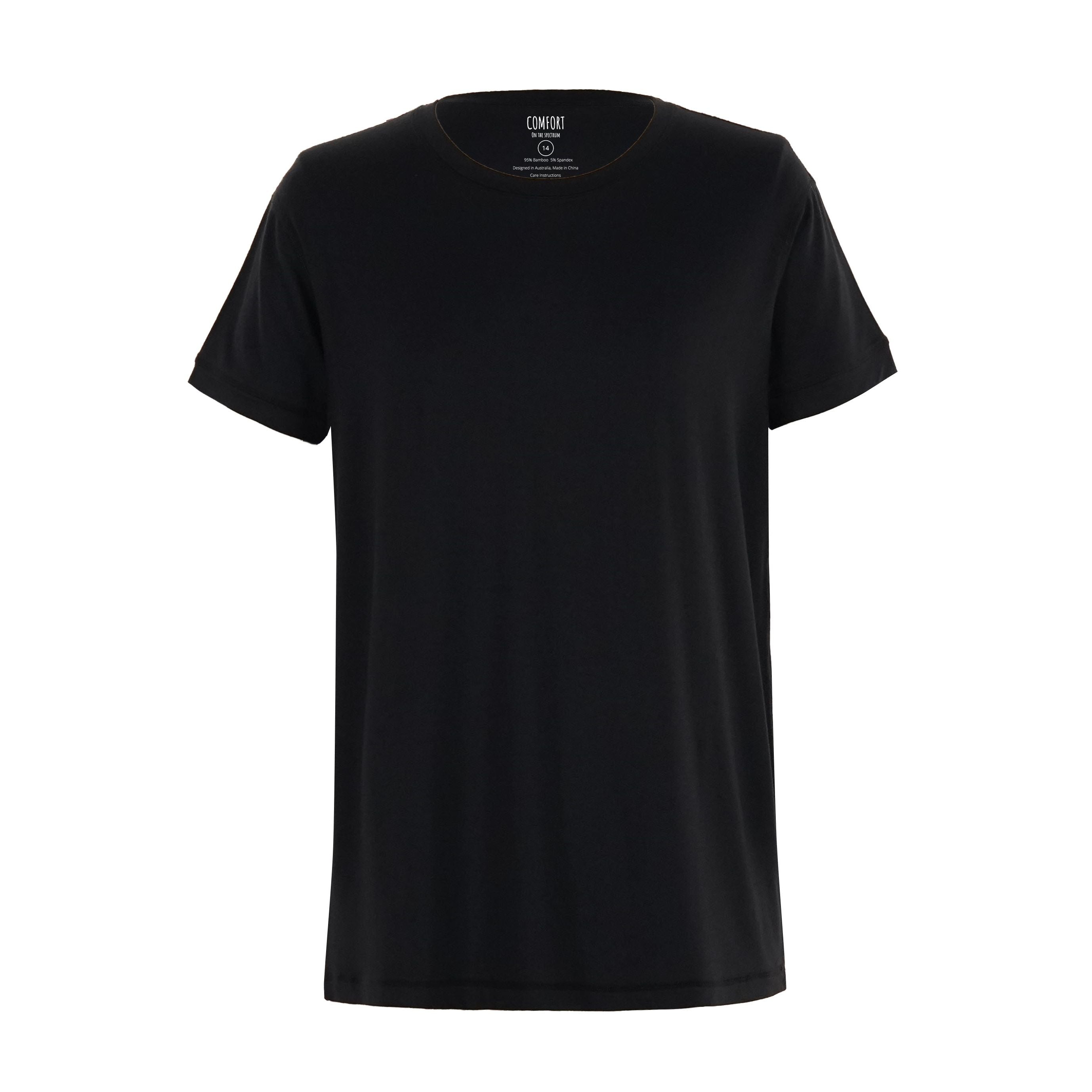 T-shirt (Kids)-Sensory Friendly Clothing-Comfort on the Spectrum-Midnight-12-Comfort on the Spectrum