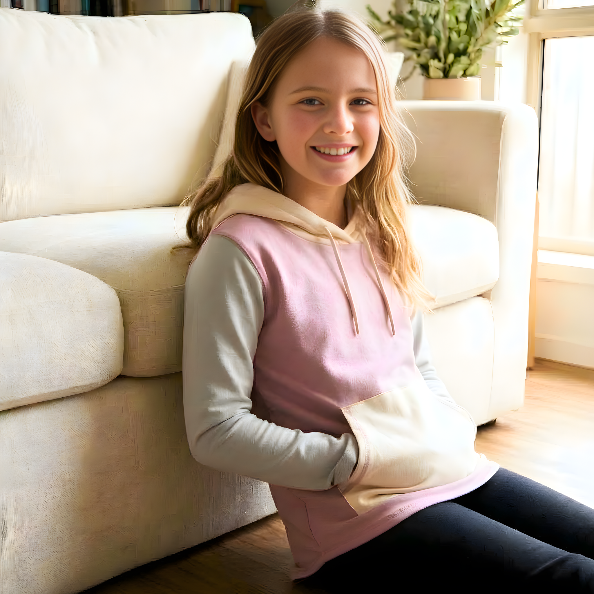 Kids Hoodie - Peony