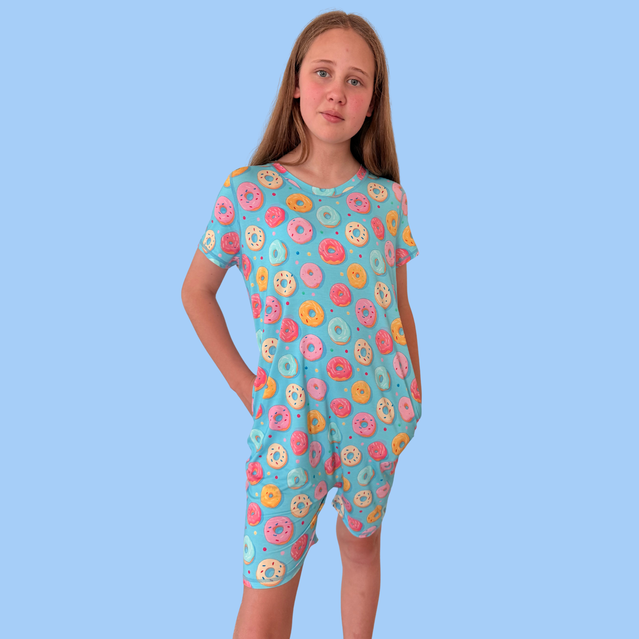 Kids Playsuit - Donut Party