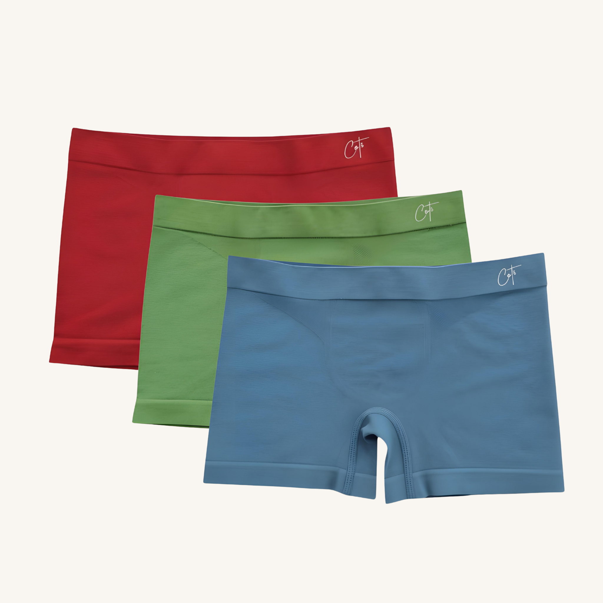 Kids SkinSense™ Seamless Boxer Briefs - Bright