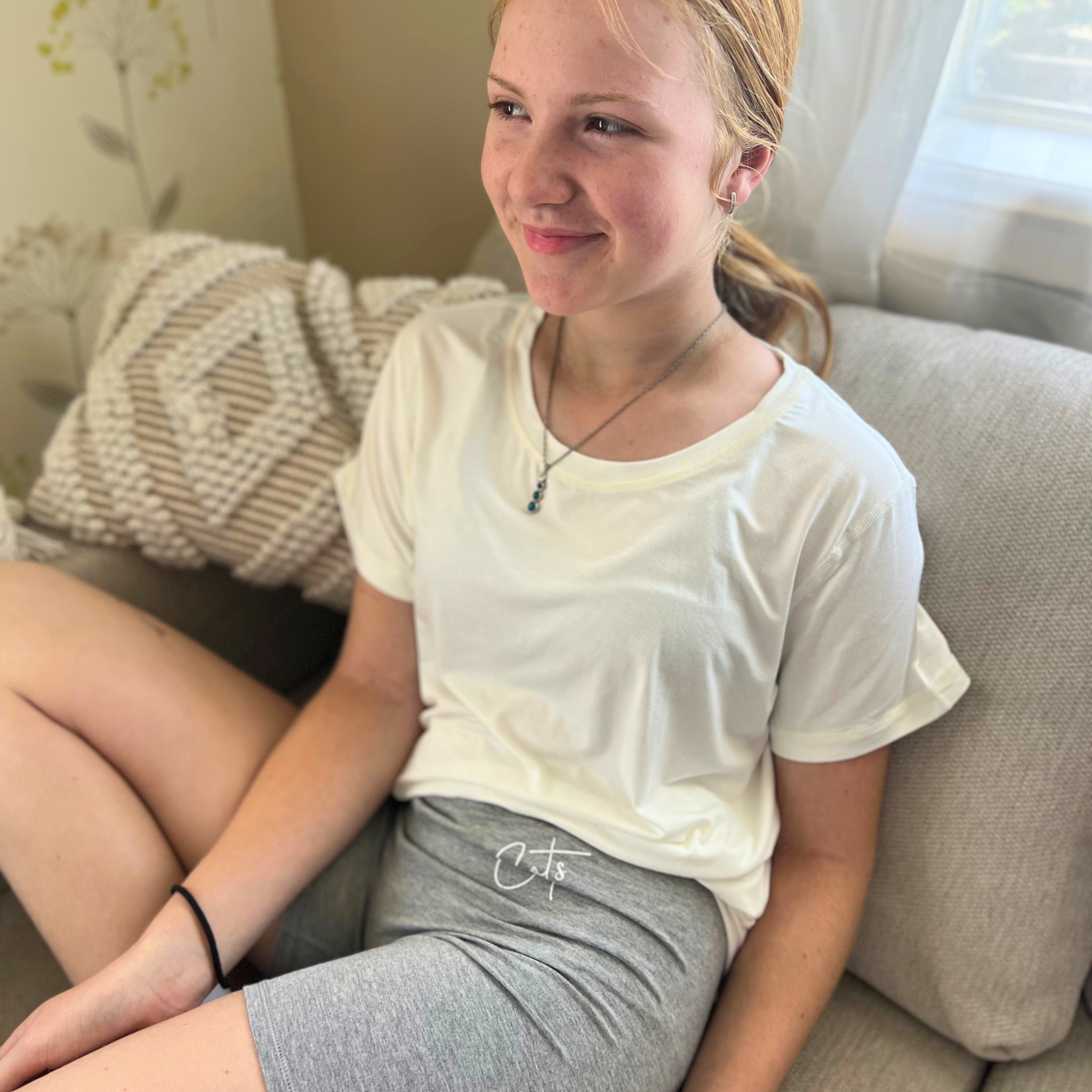 Snug Shorts-Sensory Friendly Clothing-Comfort on the Spectrum-Grey Marle-6-Comfort on the Spectrum