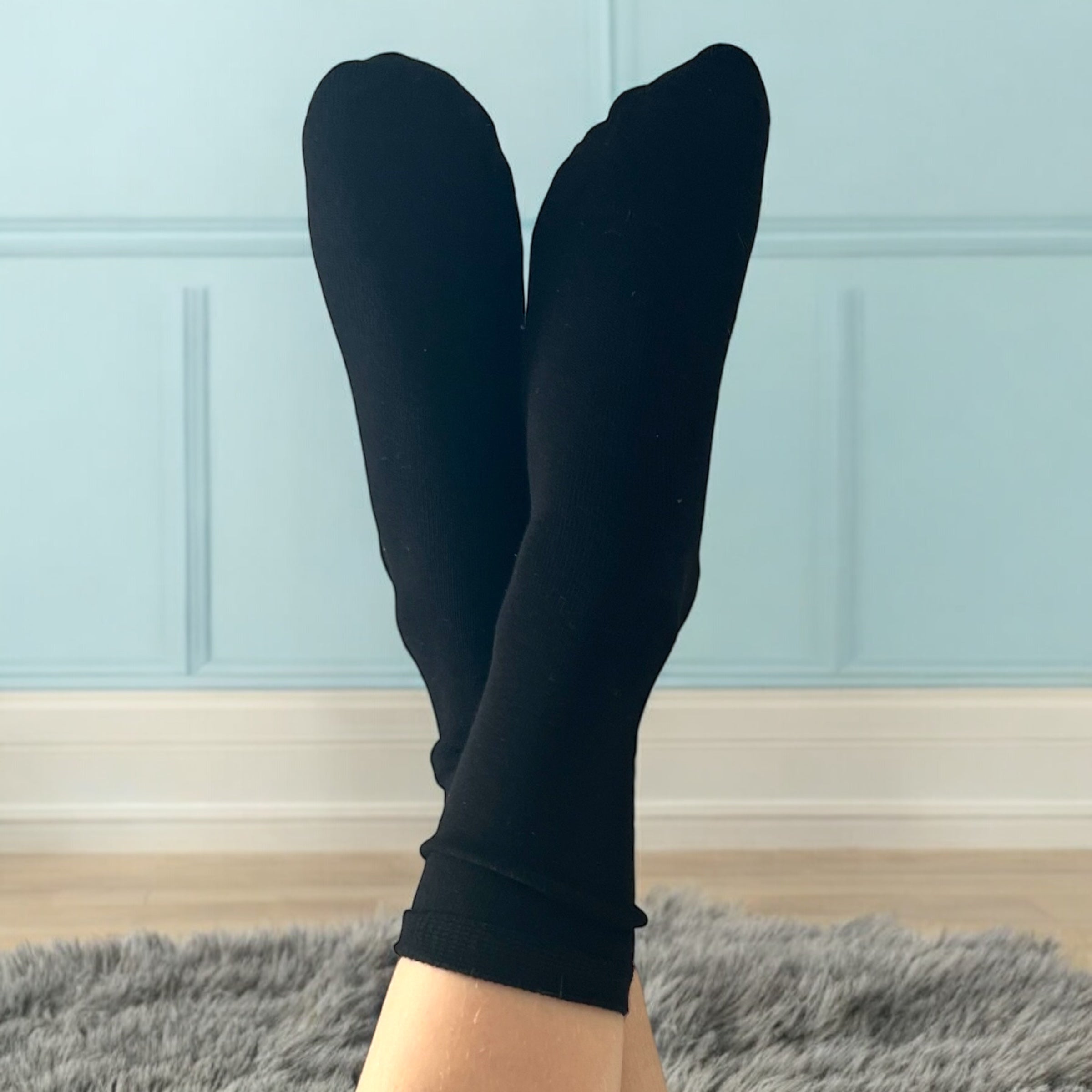 Black Seamless Socks,  Soothe Step Sensory Socks  for Adults from Comfort on the Spectrum. These 
