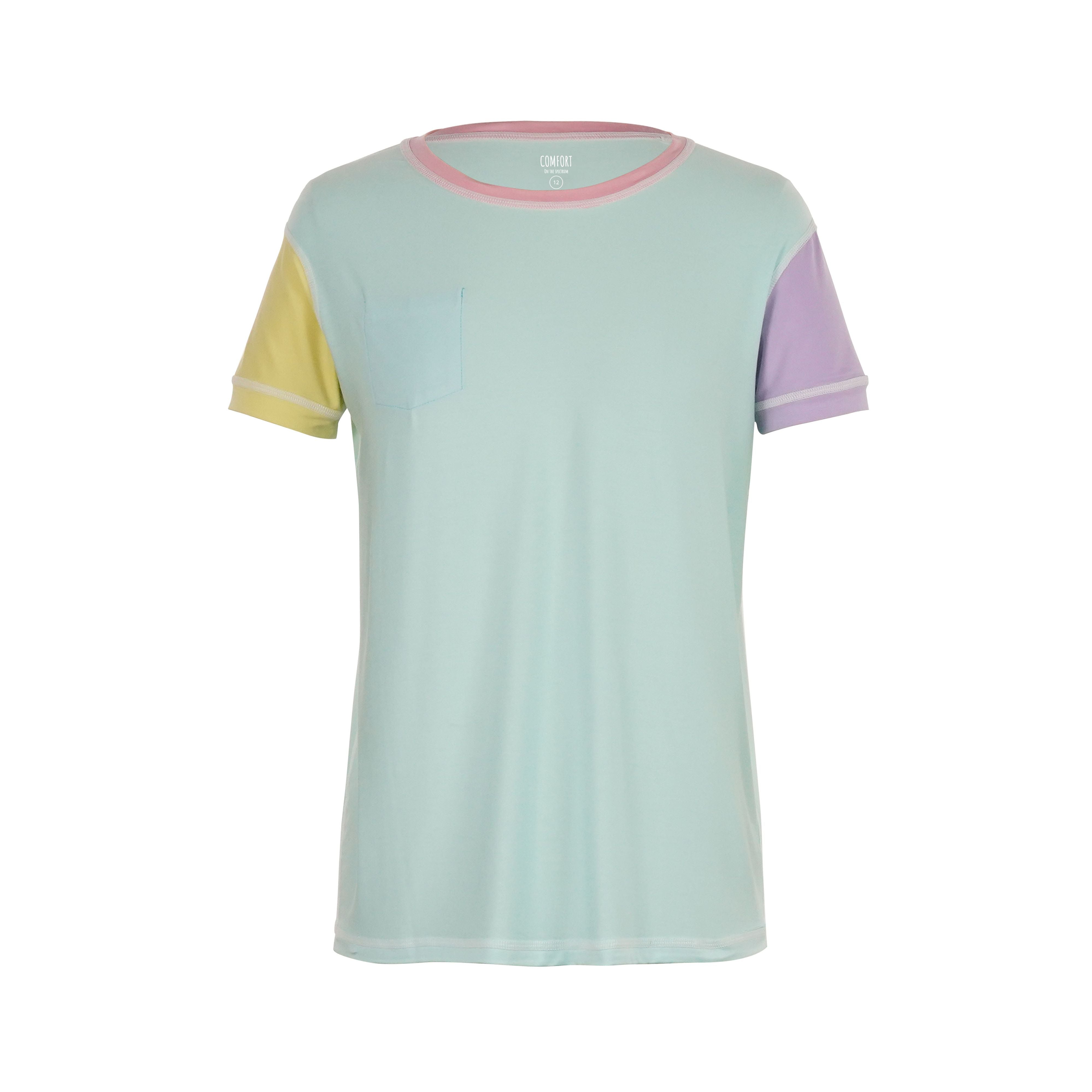 T-shirt (Kids)-Sensory Friendly Clothing-Comfort on the Spectrum-Sherbet-12-Comfort on the Spectrum