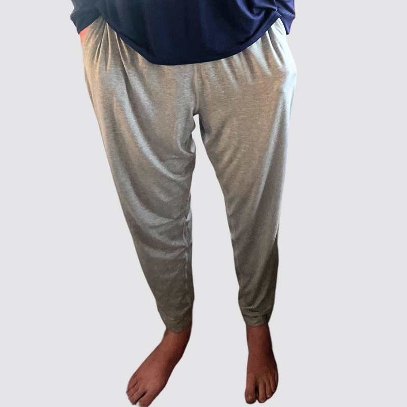 Product photo of Grey Marle Lounge Pants from Australia, from the brand 'Comfort on the Spectrum'.