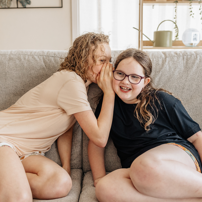 Short Set-Sensory Friendly Clothing-Comfort on the Spectrum-Rainbow Whisper-14-Comfort on the Spectrum