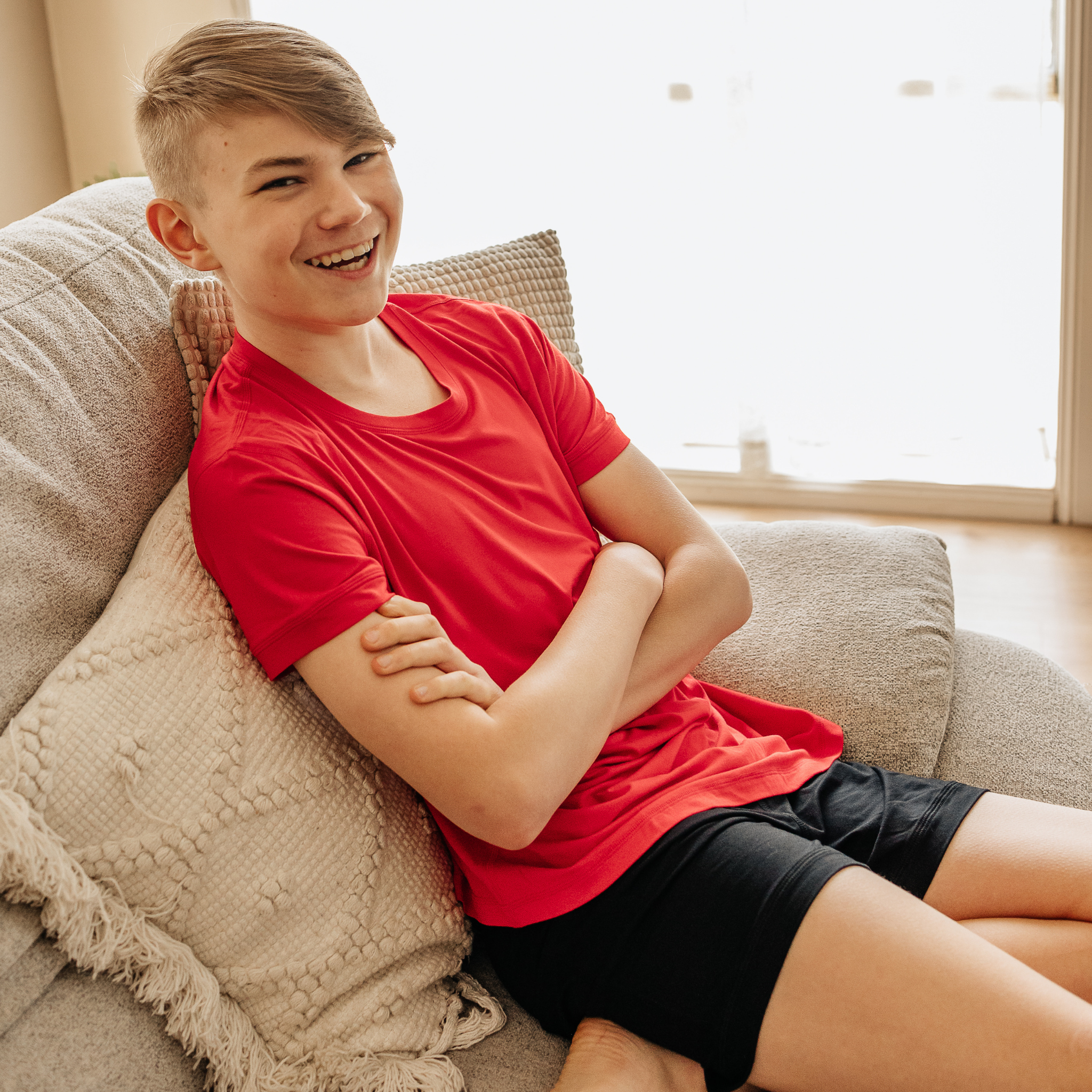 T-shirt (Kids)-Sensory Friendly Clothing-Comfort on the Spectrum-Ruby-14-Comfort on the Spectrum