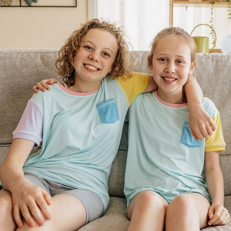 T-shirt (Kids)-Sensory Friendly Clothing-Comfort on the Spectrum-Sherbet-14-Comfort on the Spectrum