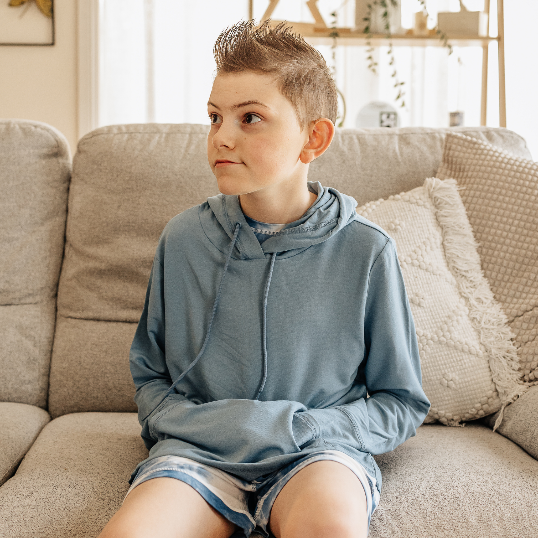 Hoodie (Kids)-Sensory Friendly Clothing-Comfort on the Spectrum-Skye-12-14-Comfort on the Spectrum