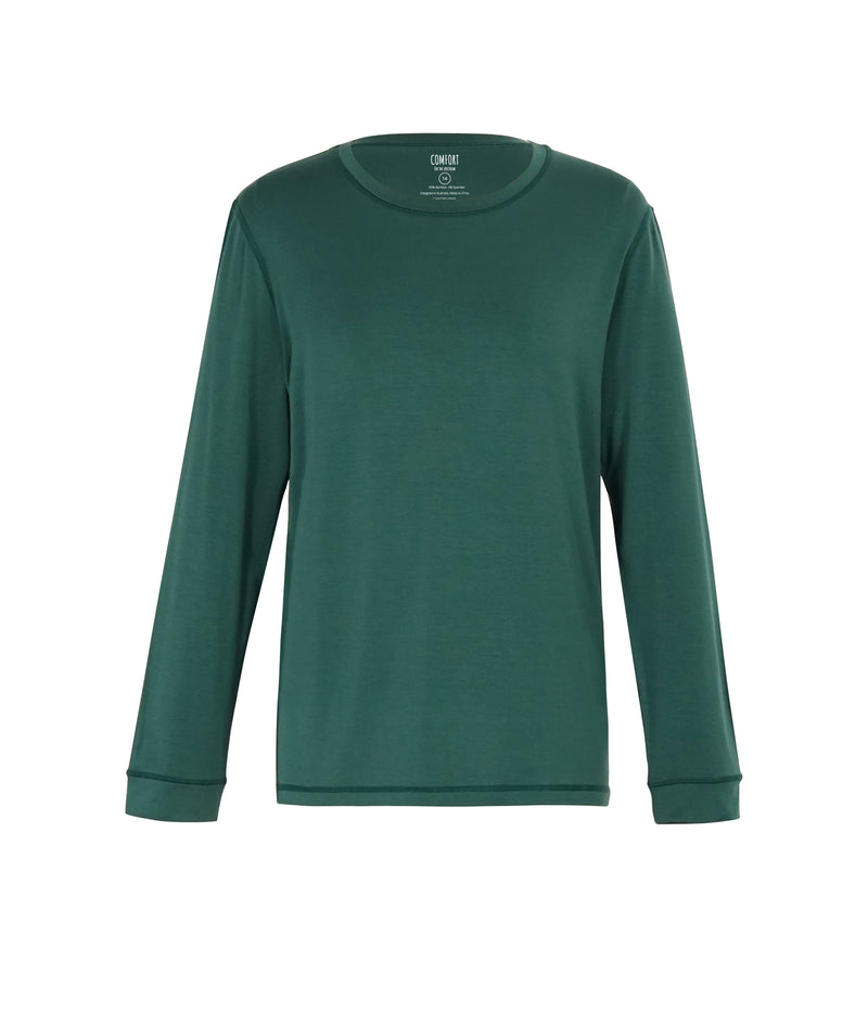 Product Image of Emerald Long Sleeve Tops for kids from Comfort on the Spectrum. 