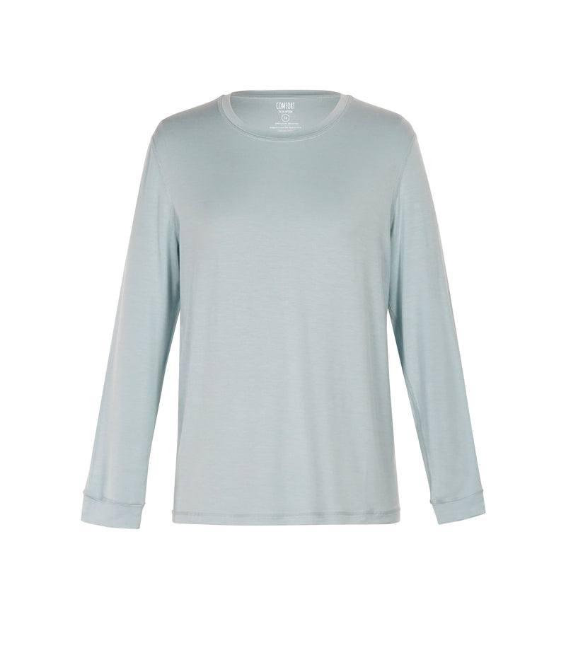 Product Image of Light Blue Long Sleeve Tops for kids from Comfort on the Spectrum.  