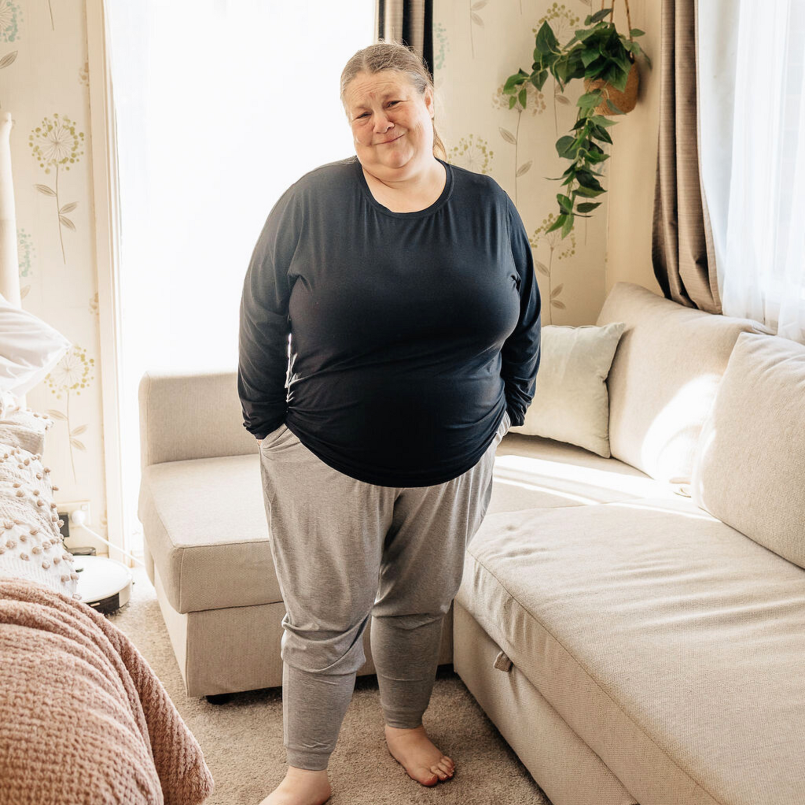 Full Length Leggings in Midnight Marle Full Length Leggings in Midnight Marle