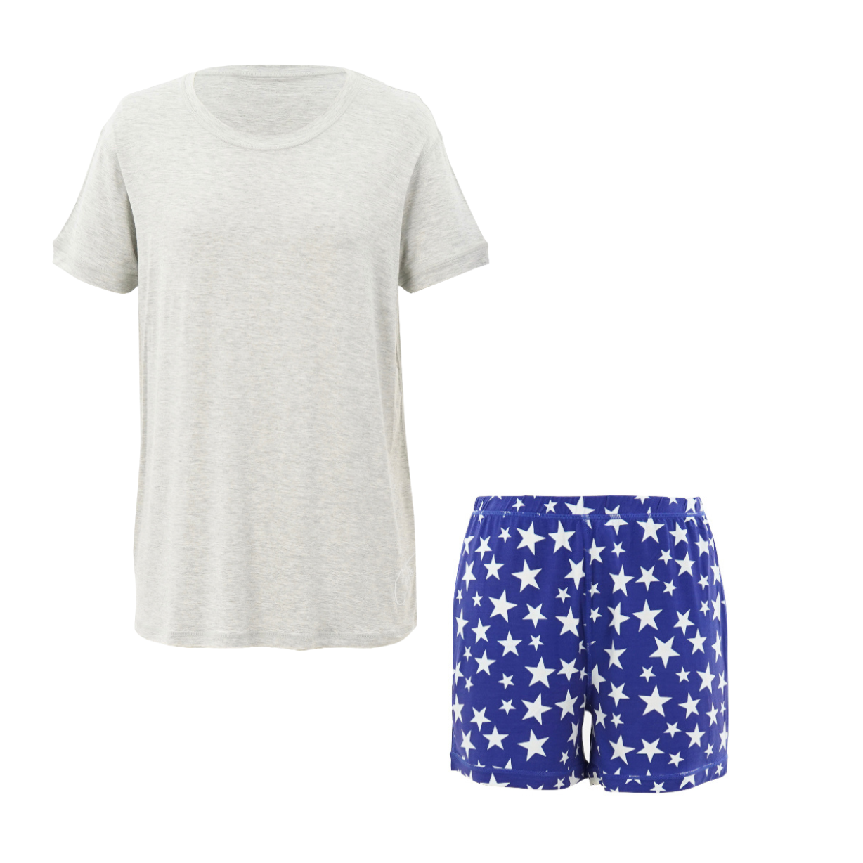 Product Image of Navy Stars Short Set from Comfort on the Spectrum. 