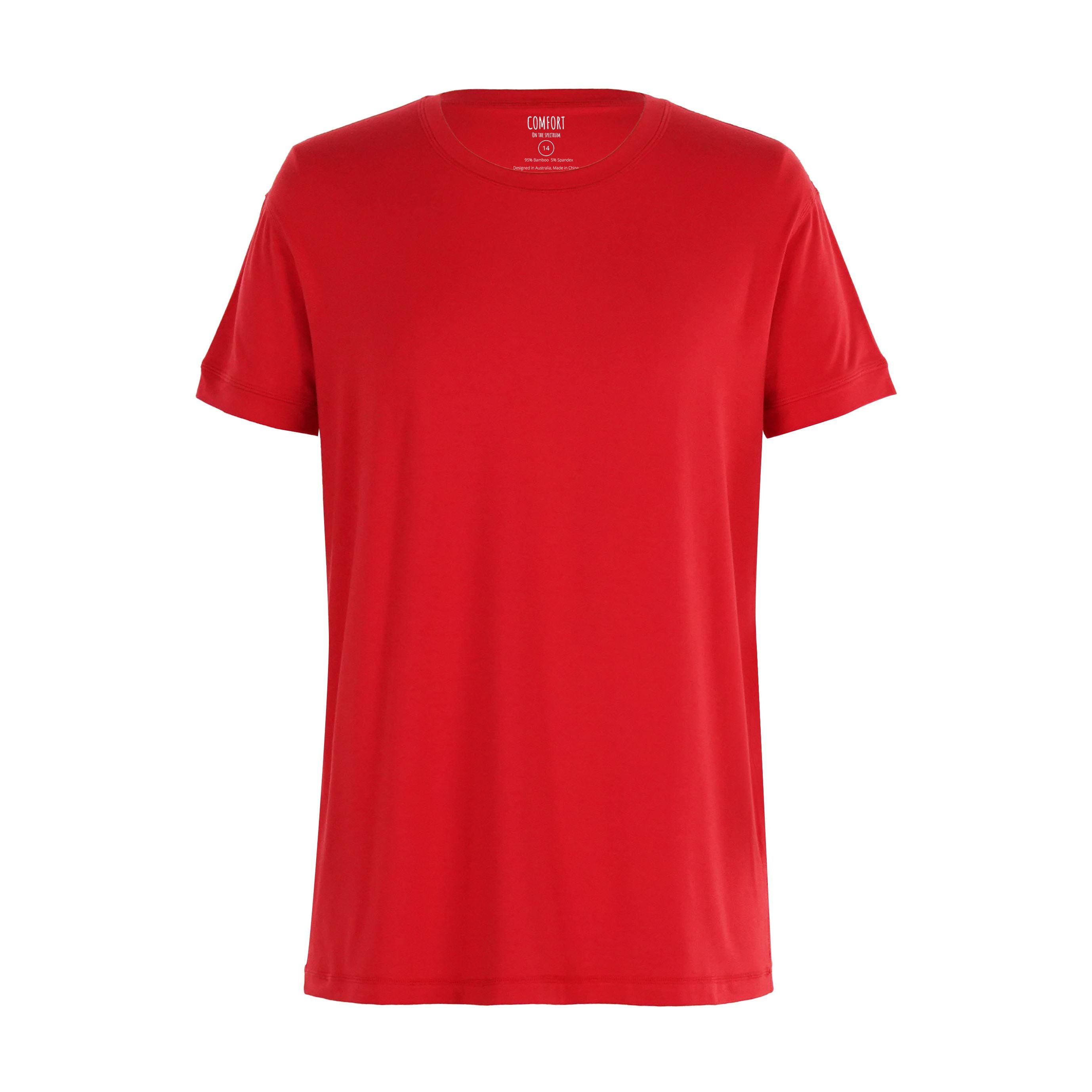 T-shirt (Kids)-Sensory Friendly Clothing-Comfort on the Spectrum-Ruby-12-Comfort on the Spectrum