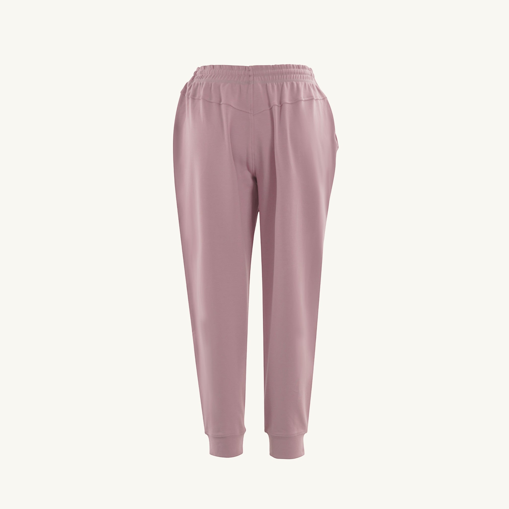 Comfort on the Spectrum kids peony pink bamboo cotton blend tracksuit pants with elastic waistband and cuffs.
