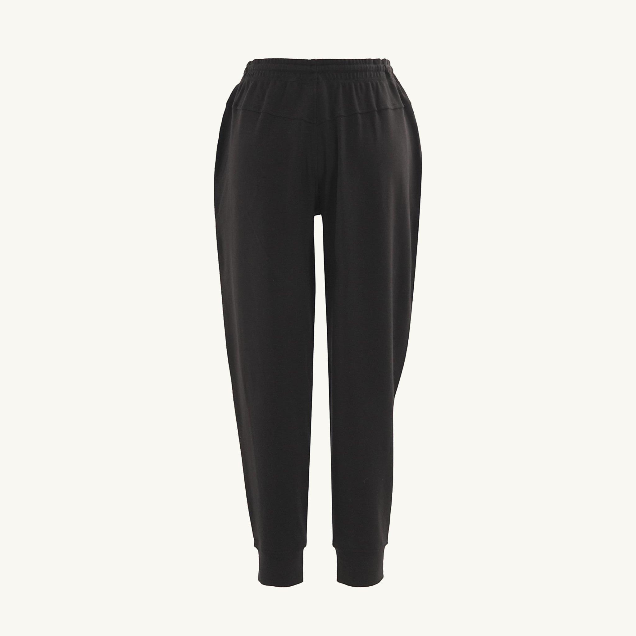 Comfort on the Spectrum black bamboo-cotton blend kids tracksuit pants with elastic waistband and cuffs.