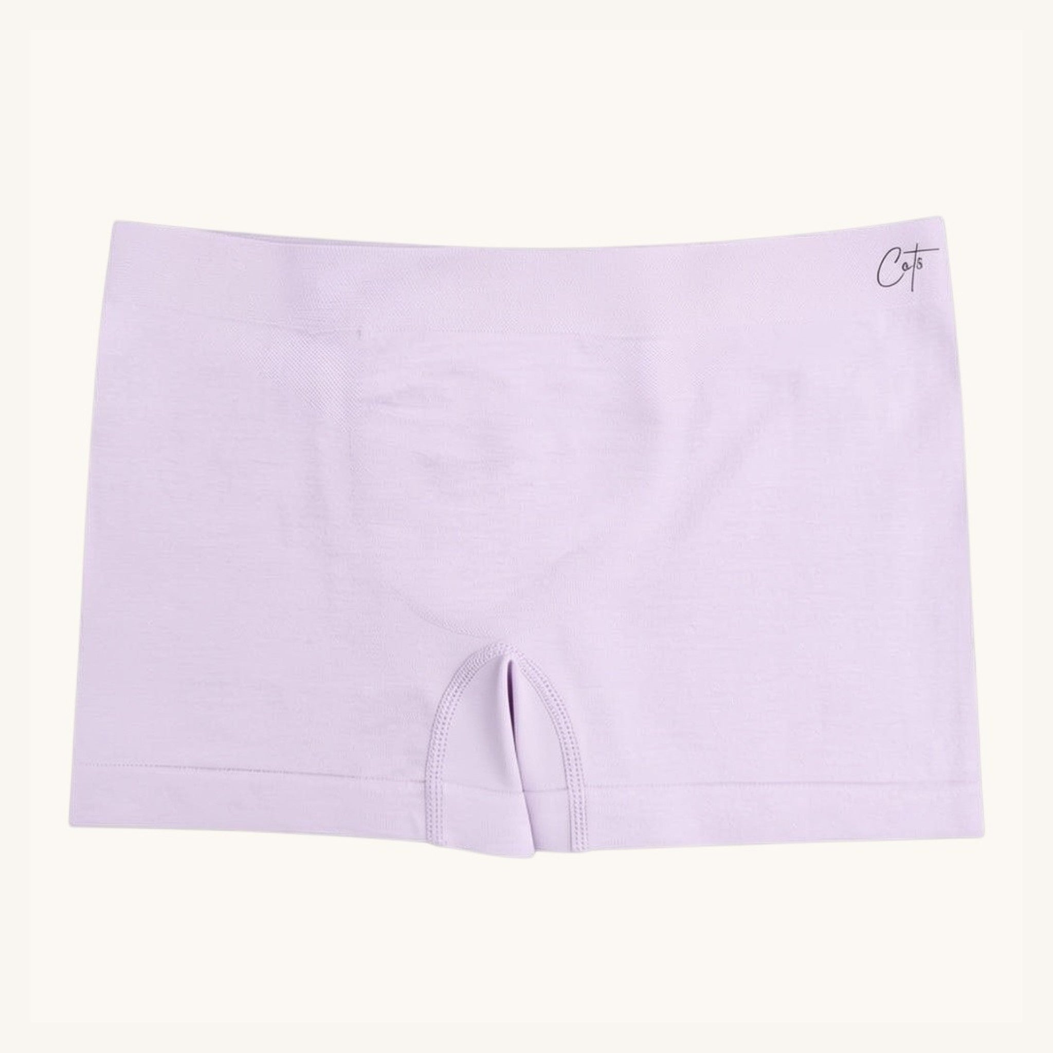 Comfort on the Spectrum lilac seamless shorty briefs made from soft, breathable Lenzing™ Modal fabric for sensitive skin.