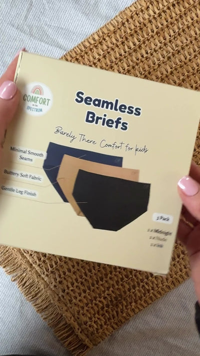 Kids Sensory Underwear Seamless Briefs for Girls
